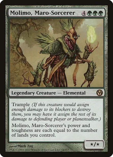 Molimo, Maro-Sorcerer, Magic card DPA 74 — Duels of the Planeswalkers set