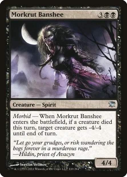 Morkrut Banshee, Magic card ISD 110 — Innistrad set