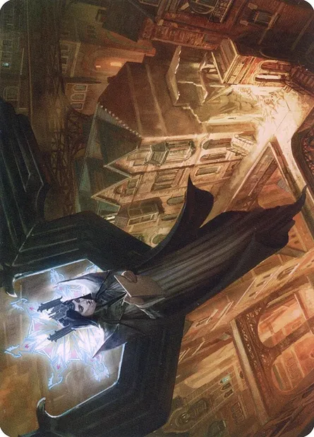 Angelic Sleuth // Angelic Sleuth, carte Magic ASNC 48 — extension New Capenna Art Series