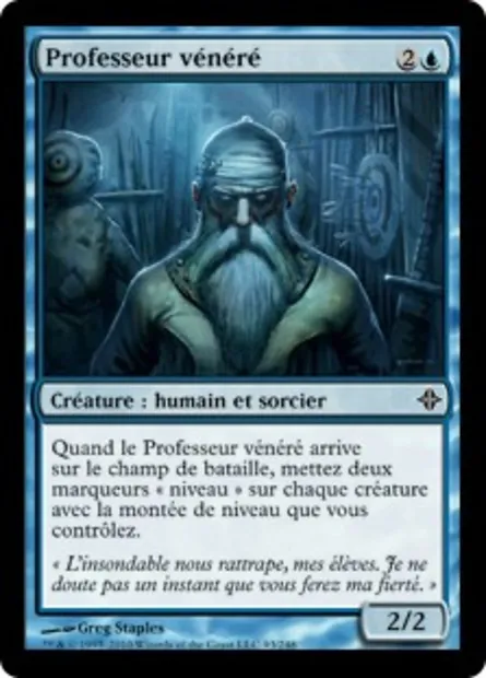 Professeur vénéré, carte Magic ROE 93 — extension L'ascension des Eldrazi