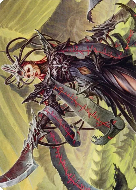 Testament Bearer // Testament Bearer, carte Magic AONE 23 — extension Phyrexia: All Will Be One Art Series