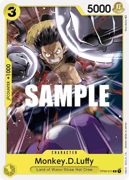 Monkey.D.Luffy, One Piece card ST09-011 — Yamato set