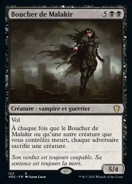 Boucher de Malakir, carte Magic VOC 123 — extension Crimson Vow Commander