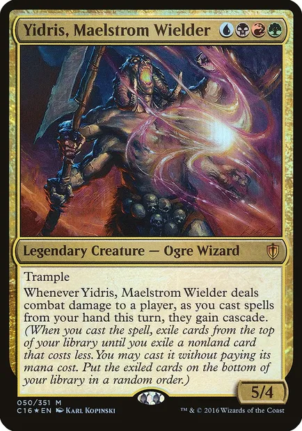 Yidris, Maelstrom Wielder, Magic card OC16 50 — Commander 2016 Oversized set