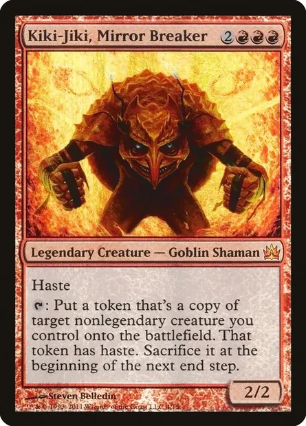 Kiki-Jiki, Mirror Breaker, Magic card V11 4 — From the Vault: Legends set