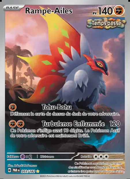 Rampe-Ailes, carte Pokémon PAR 203 — extension Faille Paradoxe