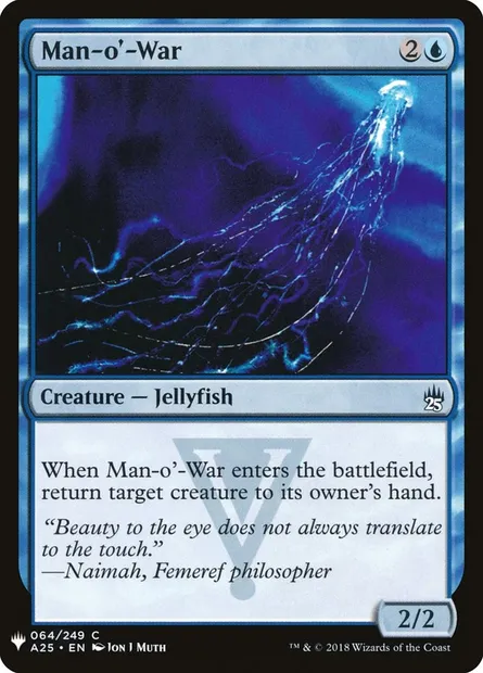 Man-o'-War, Magic card PLST A25-64 — The List set