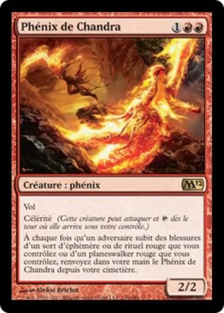 Phénix de Chandra, carte Magic M12 126 — extension Magic 2012