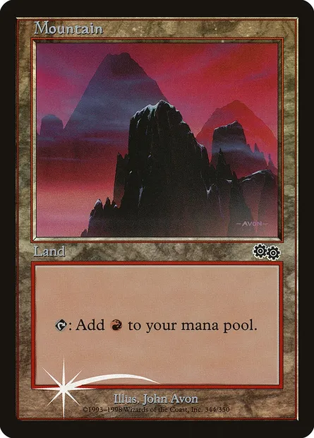 Montagne, carte Magic PAL99 5 — extension Arena League 1999