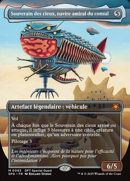 Souverain des cieux, navire amiral du consul, carte Magic SPG 93 — extension Special Guests