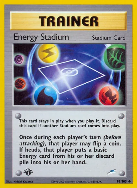 Energy Stadium, Pokémon card NDE 99 — Neo Destiny set