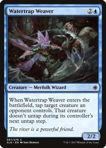 Watertrap Weaver, Magic card XLN 87 — Ixalan set