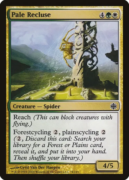 Pale Recluse, Magic card ARB 74 — Alara Reborn set