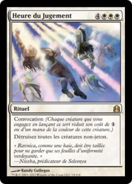 Heure du Jugement, carte Magic CMD 15 — extension Commander 2011