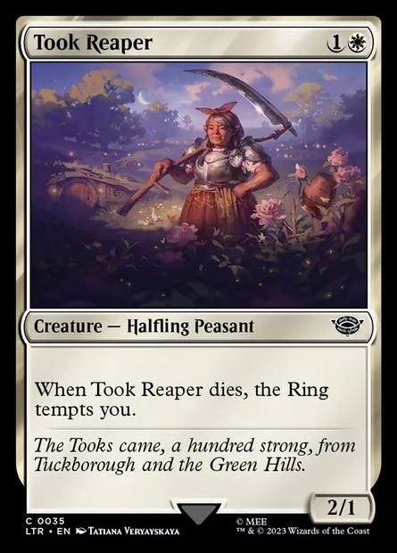 Took Reaper, Magic card LTR 35 — The Lord of the Rings: Tales of Middle-earth set