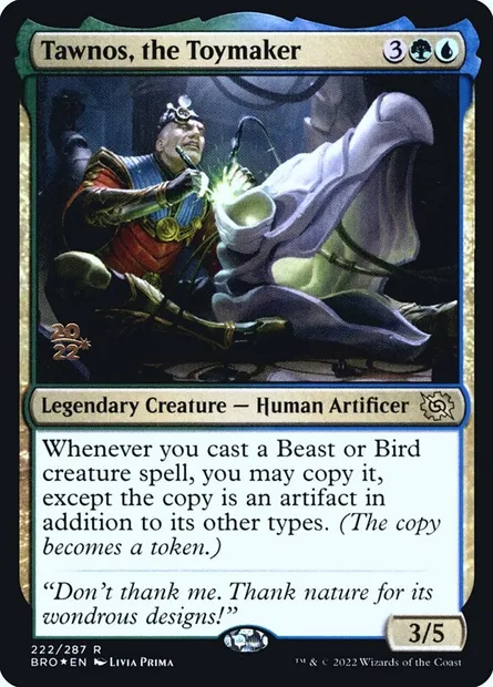 Tawnos, the Toymaker, Magic card PBRO 222s — The Brothers' War Promos set
