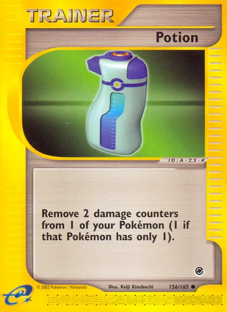 Potion, Pokémon card EX 156 — Expedition Base Set set