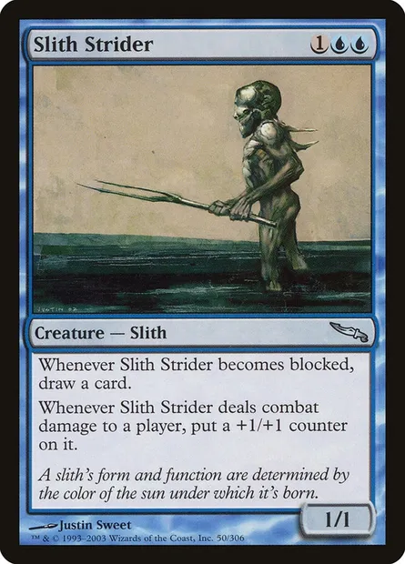 Enjambeur slith, carte Magic MRD 50 — extension Mirrodin