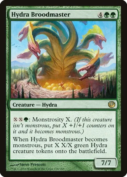Hydra Broodmaster, Magic card JOU 128 — Journey into Nyx set