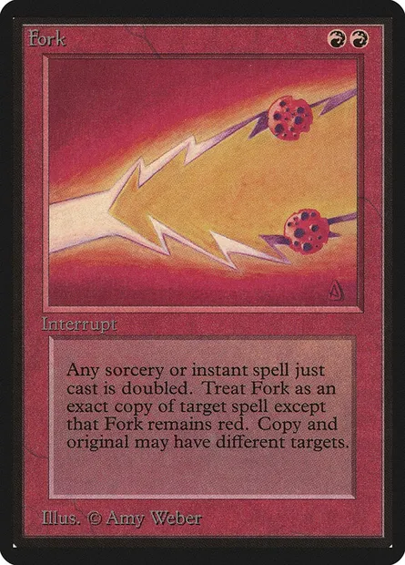 Fork, Magic card LEB 153 — Limited Edition Beta set