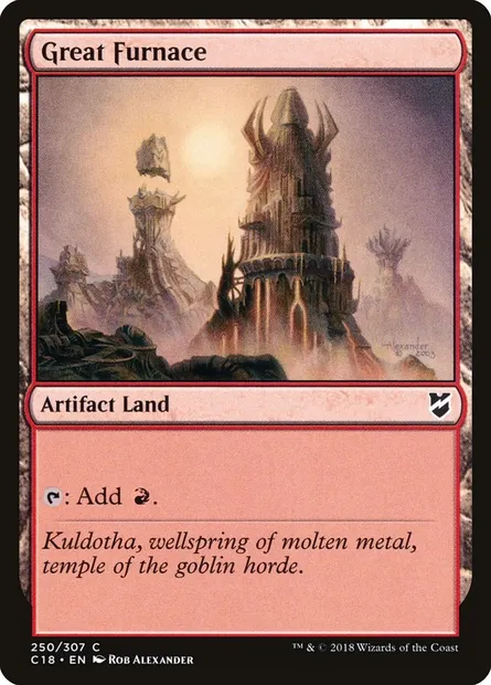 Great Furnace, Magic card C18 250 — Commander 2018 set
