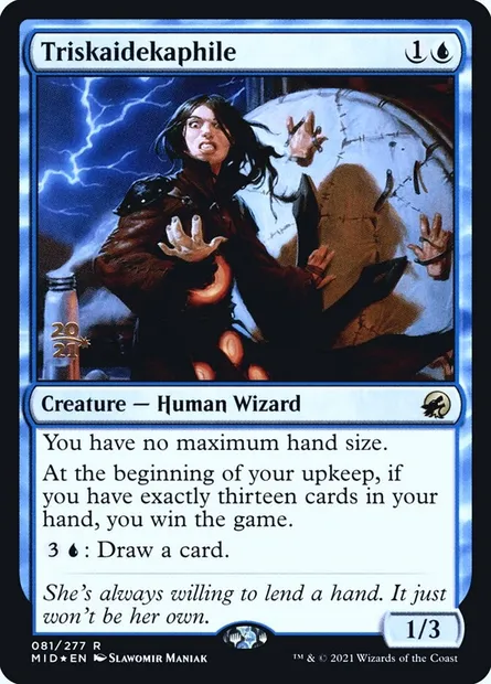Triskaïdékaphile, carte Magic PMID 81s — extension Innistrad: Midnight Hunt Promos