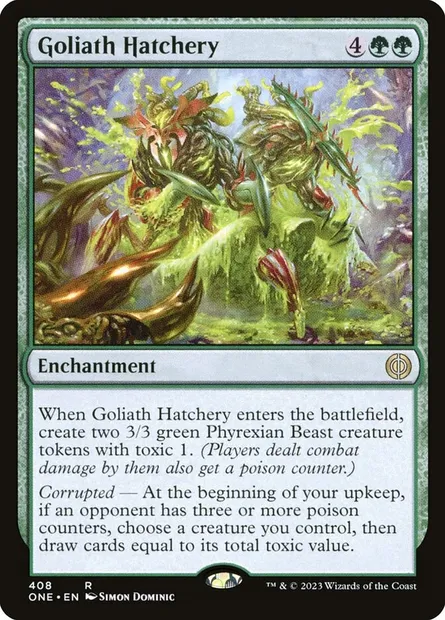 Goliath Hatchery, Magic card ONE 408 — Phyrexia: All Will Be One set