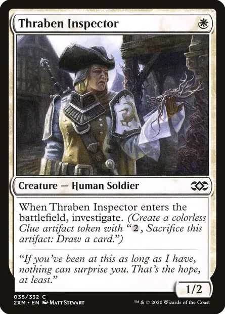 Thraben Inspector, Magic card 2XM 35 — Double Masters set