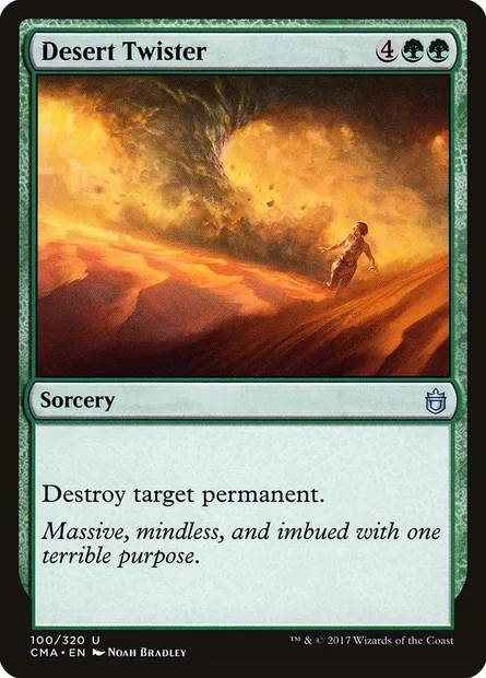 Desert Twister, Magic card CMA 100 — Commander Anthology set