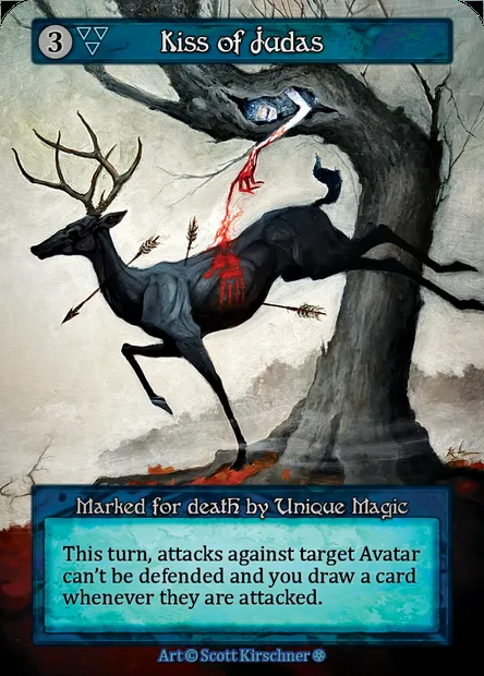 Kiss of Judas, Sorcery card GOT 263 — Gothic set