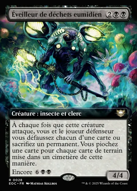 Éveilleur de déchets eumidien, carte Magic EOC 28 — extension Edge of Eternities Commander