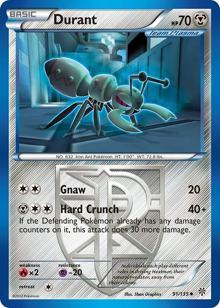 Durant, Pokémon card PLS 91 — Plasma Storm set