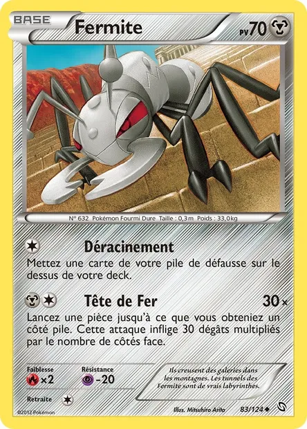Fermite, carte Pokémon DRX 83 — extension Dragons Éxaltés