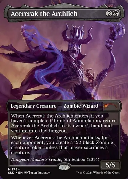 Acererak the Archlich, Magic card SLD 1784 — Secret Lair Drop set