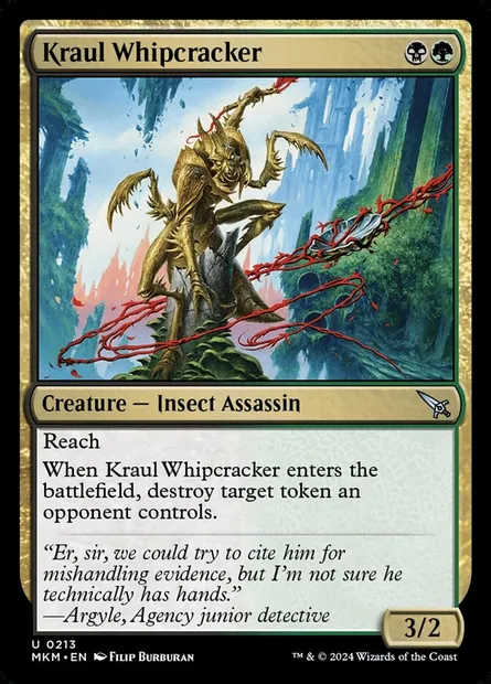Kraul Whipcracker, Magic card MKM 213 — Murders at Karlov Manor set