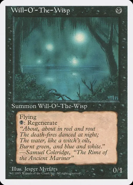 Will-o'-the-Wisp, Magic card 4ED 171 — Fourth Edition set