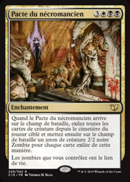 Pacte du nécromancien, carte Magic C15 229 — extension Commander 2015