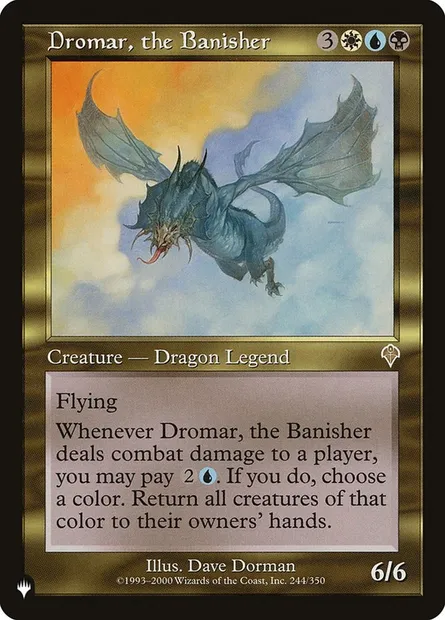 Dromar, the Banisher, Magic card PLST INV-244 — The List set