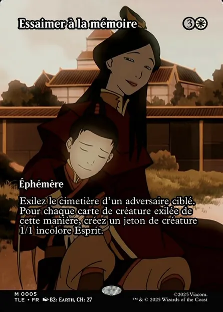 Essaimer à la mémoire, carte Magic TLE 5 — extension Avatar: The Last Airbender Eternal