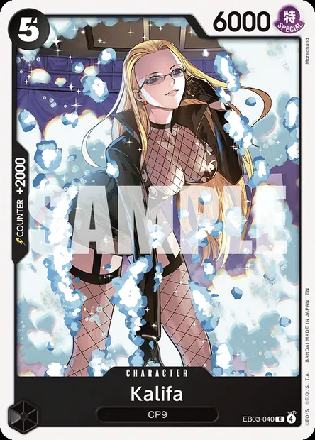 Kalifa, One Piece card EB03-040 — ONE PIECE HEROINES EDITION set