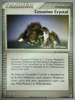 Cessation Crystal, Pokémon card WCD08 074-4 — World Championship Decks 2008 set