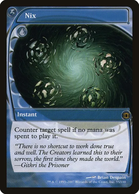 Nix, Magic card FUT 55 — Future Sight set
