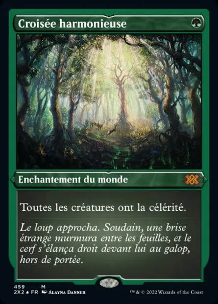 Croisée harmonieuse, carte Magic 2X2 459 — extension Double Masters 2022