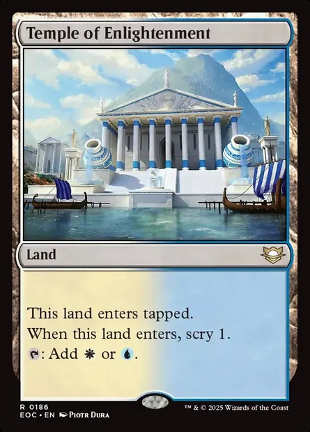 Temple of Enlightenment, Magic card EOC 186 — Edge of Eternities Commander set