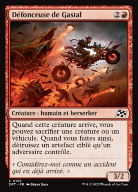 Défonceuse de Gastal, carte Magic DFT 128 — extension Aetherdrift