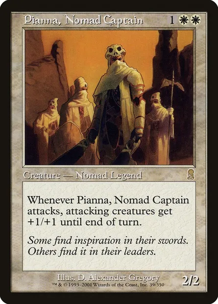 Pianna, Nomad Captain, Magic card ODY 39 — Odyssey set