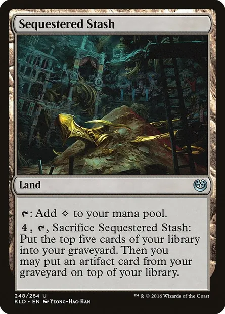 Sequestered Stash, Magic card KLD 248 — Kaladesh set