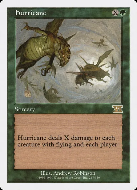 Ouragan, carte Magic 6ED 237 — extension Classic Sixth Edition