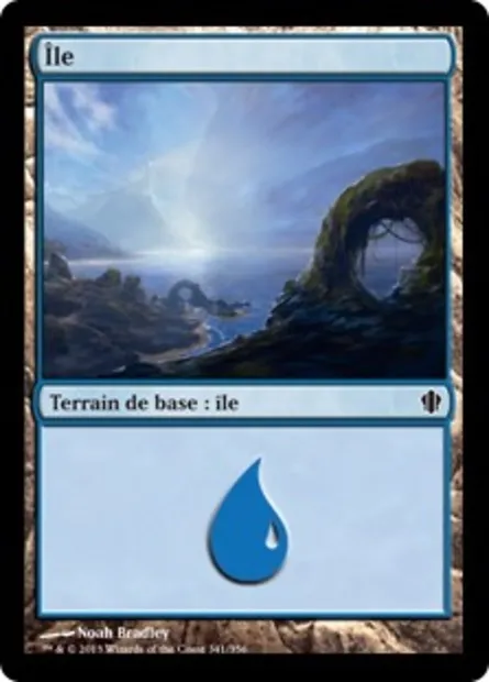 Île, carte Magic C13 341 — extension Commander 2013