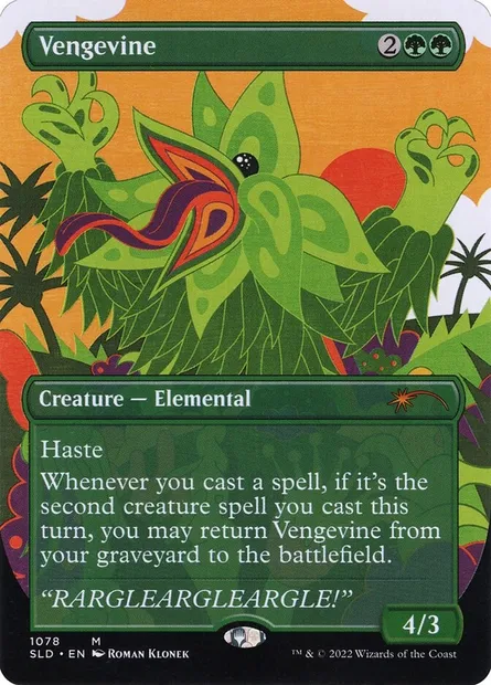 Vengevine, Magic card SLD 1078 — Secret Lair Drop set